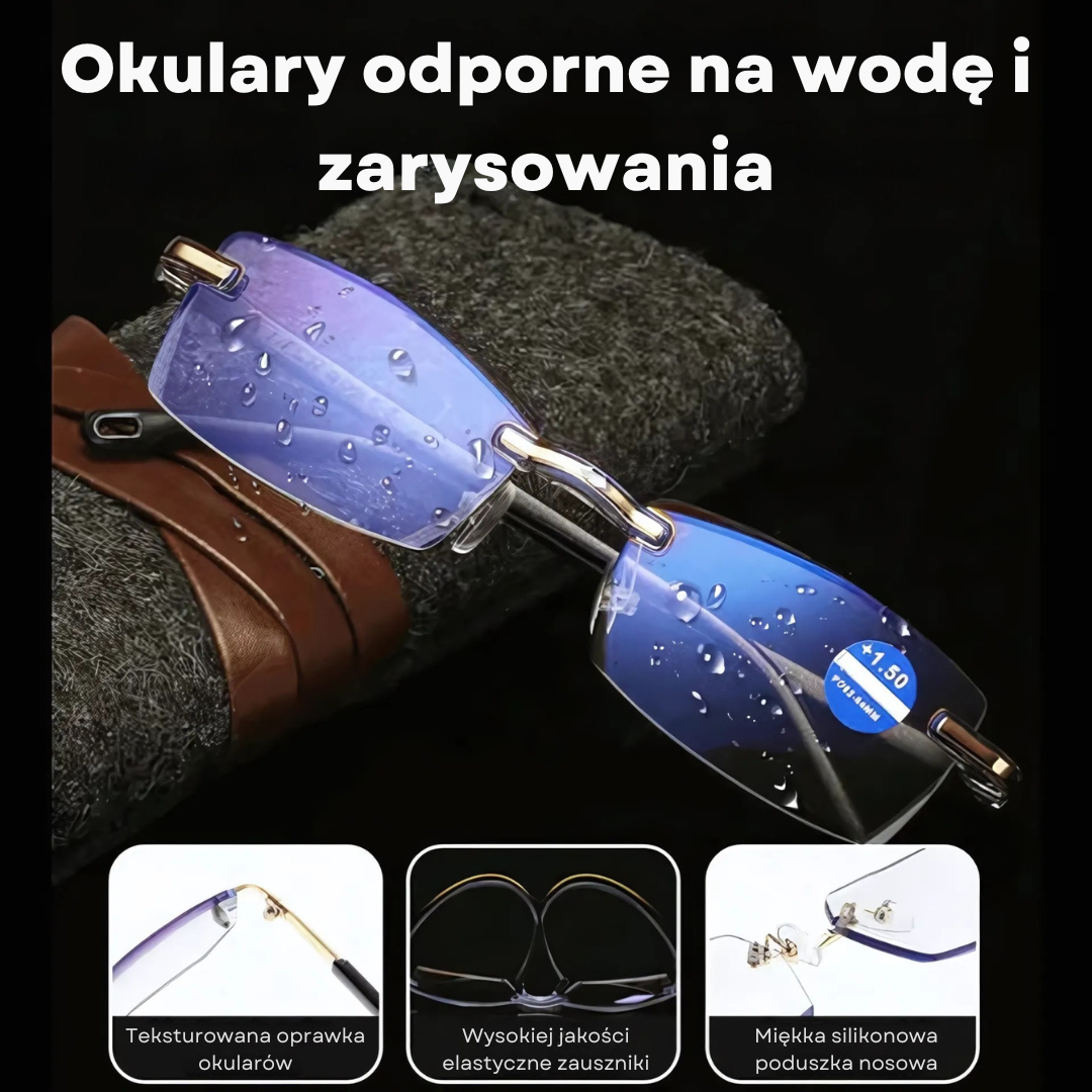 Okulary Vision™ antypromieniowe + skórzane etui Gratis (Kup 1 + 1 GRATIS)