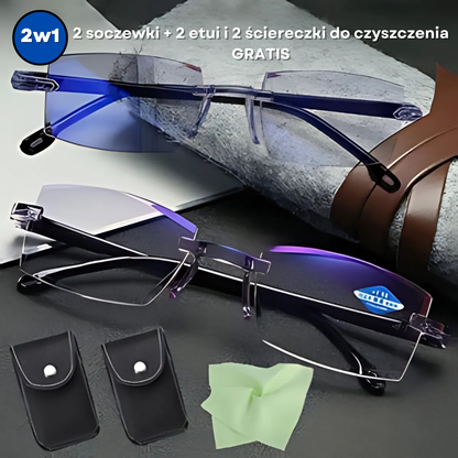 Okulary Vision™ antypromieniowe + skórzane etui Gratis (Kup 1 + 1 GRATIS)