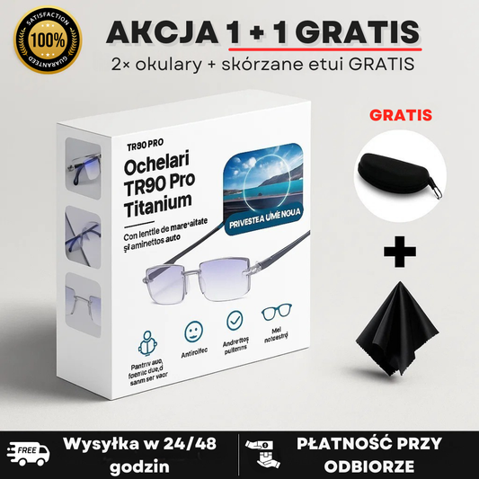 Okulary Vision™ antypromieniowe + skórzane etui Gratis (Kup 1 + 1 GRATIS)